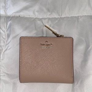 Blush Kate Spade pink folding wallet